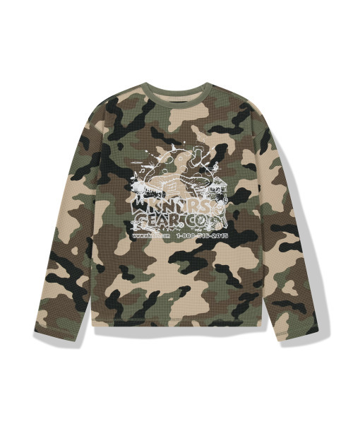 WKNDRS(ウィーキャンドース)の「MUSHROOM LS T-SHIRT (CAMO)(Tシャツ/カットソー・レディース・その他・MEDIUM/LARGE/X-LARGE)」の1枚目の写真