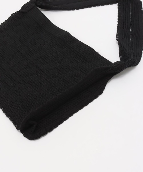 Nananita(ナナニータ)の「NANANITA/ナナニータ FOUNTAIN CROCHET BAG バッグ(ショルダーバッグ・レディース・ブラック/アイボリー・FREE)」の12枚目の写真