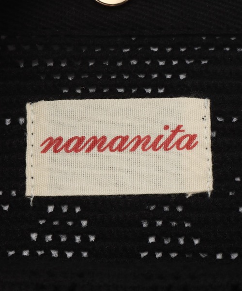 Nananita(ナナニータ)の「NANANITA/ナナニータ FOUNTAIN CROCHET BAG バッグ(ショルダーバッグ・レディース・ブラック/アイボリー・FREE)」の16枚目の写真