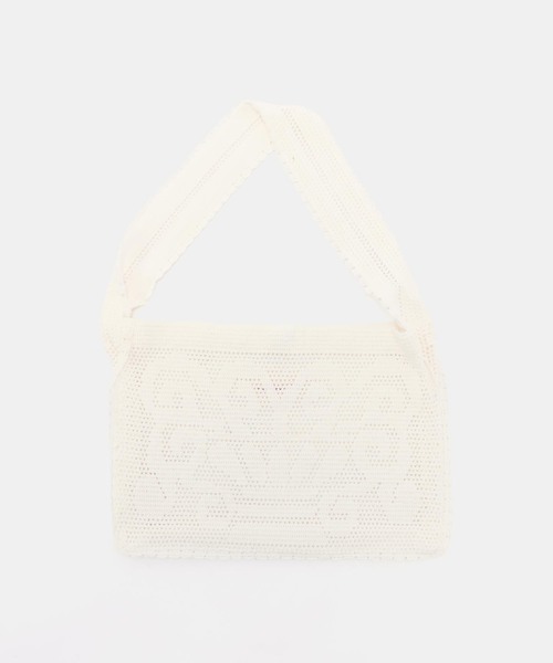 Nananita(ナナニータ)の「NANANITA/ナナニータ FOUNTAIN CROCHET BAG バッグ(ショルダーバッグ・レディース・ブラック/アイボリー・FREE)」の19枚目の写真