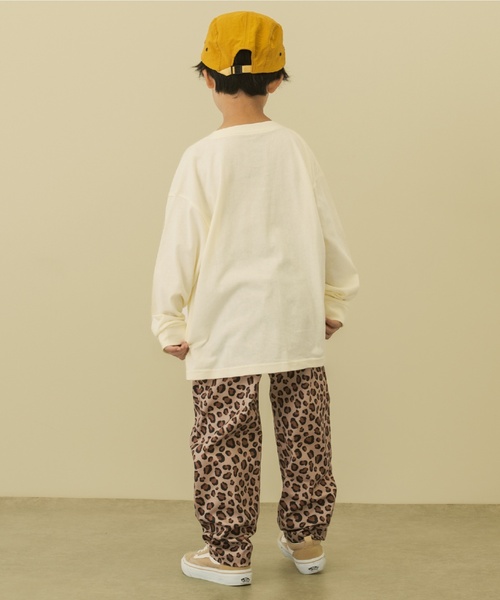 and D. petit main（アンドディープティマイン）の「【親子リンク】【365D.】OFUZAKEワイド長袖Tシャツ（Tシャツ/カットソー・キッズ・オフホワイト/グレイッシュベージュ/サックスブルー/ネイビー/ライトグレー・100cm/90cm/140cm/120cm/110cm/130cm）」の13枚目の写真