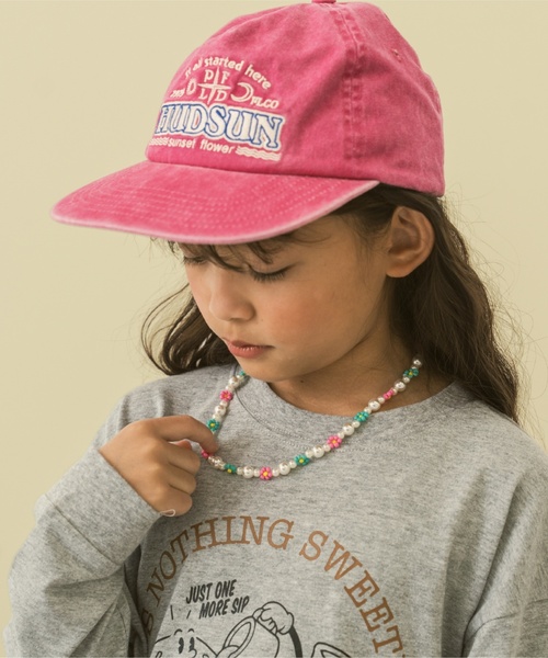 and D. petit main（アンドディープティマイン）の「【親子リンク】【365D.】OFUZAKEワイド長袖Tシャツ（Tシャツ/カットソー・キッズ・オフホワイト/グレイッシュベージュ/サックスブルー/ネイビー/ライトグレー・100cm/90cm/140cm/120cm/110cm/130cm）」の15枚目の写真