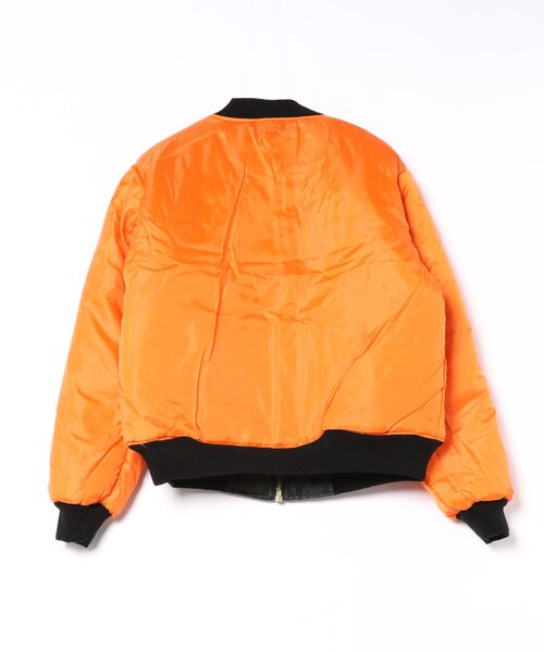 ROTHCO(ロスコ)の「【ROTHCO/ロスコ】Rothco NASA MA-1 Flight Jacket 7328 フライトジャケット ミリタリージャケット ワッペン リバーシブル ユニセックス(MA-1・メンズ・ブラック・X-LARGE/LARGE)」の2枚目の写真