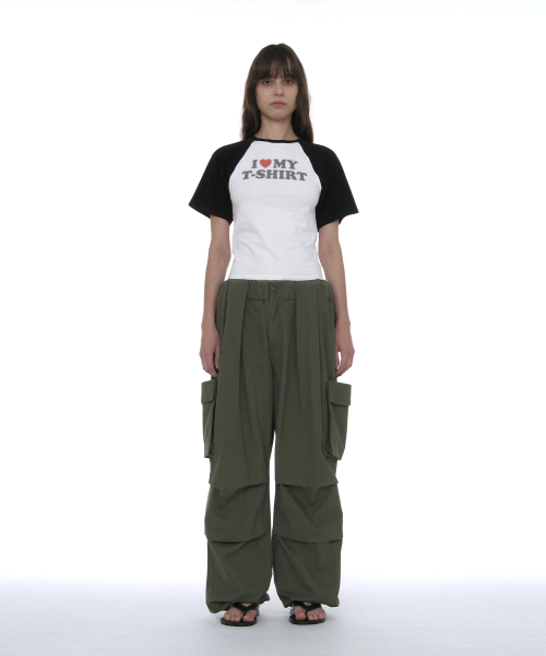 PARTIMENTO WOMEN(パルティメントウィメン)の「バットスリーブ ILTプリンテッドTシャツ_ホワイト(Tシャツ/カットソー・レディース・その他・SMALL/MEDIUM/LARGE)」の2枚目の写真