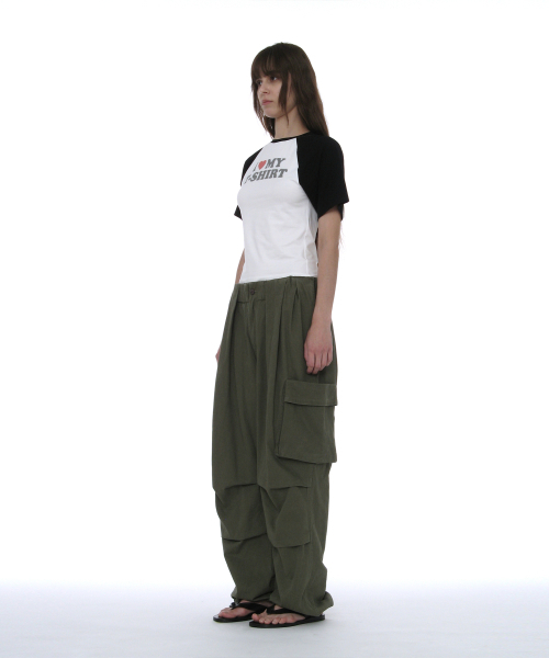 PARTIMENTO WOMEN(パルティメントウィメン)の「バットスリーブ ILTプリンテッドTシャツ_ホワイト(Tシャツ/カットソー・レディース・その他・SMALL/MEDIUM/LARGE)」の4枚目の写真
