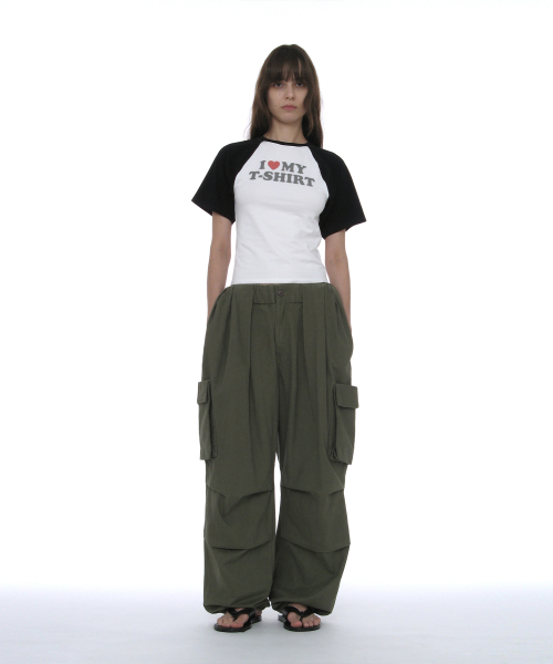 PARTIMENTO WOMEN(パルティメントウィメン)の「バットスリーブ ILTプリンテッドTシャツ_ホワイト(Tシャツ/カットソー・レディース・その他・SMALL/MEDIUM/LARGE)」の6枚目の写真