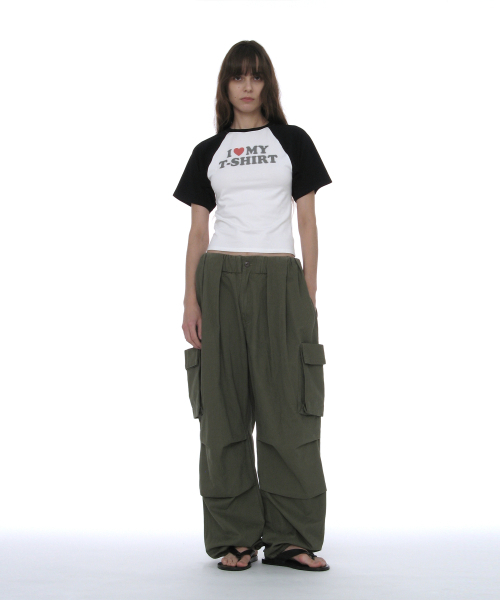 PARTIMENTO WOMEN(パルティメントウィメン)の「バットスリーブ ILTプリンテッドTシャツ_ホワイト(Tシャツ/カットソー・レディース・その他・SMALL/MEDIUM/LARGE)」の7枚目の写真