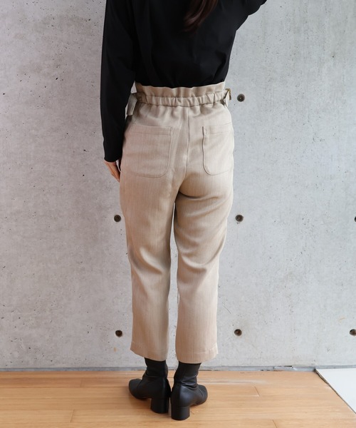 etre relie(エトレリー)の「ツムギートテーパードパンツ(その他パンツ・レディース・チャコールグレー/ベージュ・SMALL/MEDIUM)」の3枚目の写真