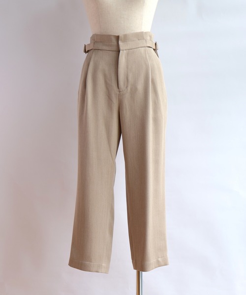 etre relie(エトレリー)の「ツムギートテーパードパンツ(その他パンツ・レディース・チャコールグレー/ベージュ・SMALL/MEDIUM)」の7枚目の写真