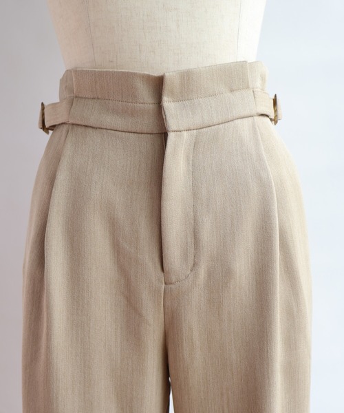 etre relie(エトレリー)の「ツムギートテーパードパンツ(その他パンツ・レディース・チャコールグレー/ベージュ・SMALL/MEDIUM)」の8枚目の写真