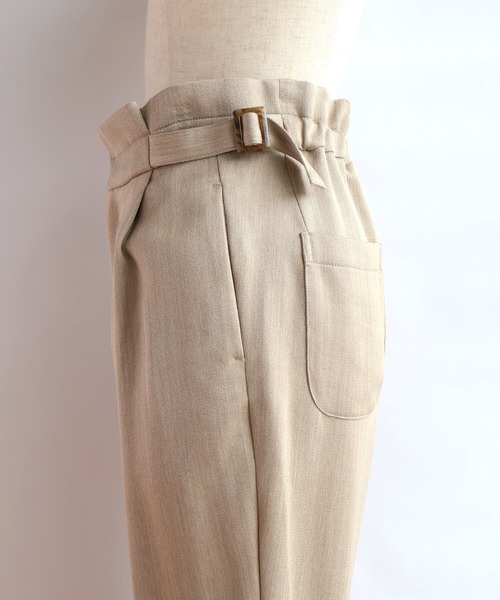 etre relie(エトレリー)の「ツムギートテーパードパンツ(その他パンツ・レディース・チャコールグレー/ベージュ・SMALL/MEDIUM)」の9枚目の写真