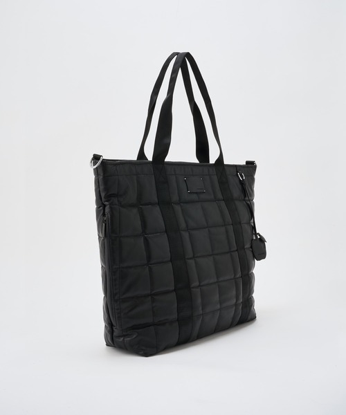 ADAM PATEK(アダムパテック)の「【ADAMPATEK/アダムパテック】 w/r leather quilting BIG tote キルティングトート Big(トートバッグ・メンズ・ブラック・FREE)」の10枚目の写真