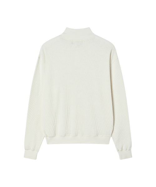 Beyond Closet（-）の「[COLLECTION LINE] ピグメントウォッシュハーフネックTアイボリー（Tシャツ/カットソー・メンズ・その他・MEDIUM/LARGE）」の4枚目の写真