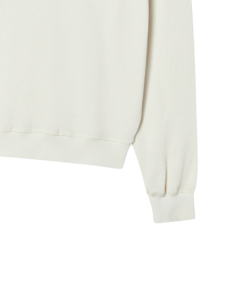 Beyond Closet（-）の「[COLLECTION LINE] ピグメントウォッシュハーフネックTアイボリー（Tシャツ/カットソー・メンズ・その他・MEDIUM/LARGE）」の6枚目の写真