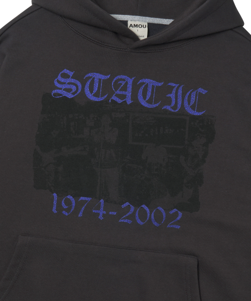 AMOU（アモウ）の「Static Hoodie CHACOAL GRAY（パーカー・レディース・その他・1/2）」の2枚目の写真