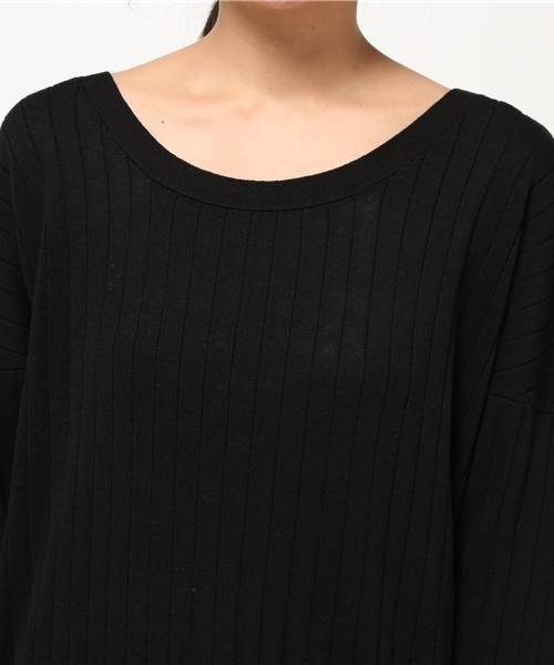 FRAMeWORK(フレームワーク)の「リブアミ ロングワンピース◆(ワンピース・レディース・グレー/ホワイト/ブラック・FREE)」の10枚目の写真