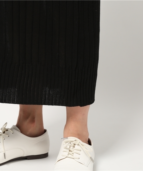 FRAMeWORK(フレームワーク)の「リブアミ ロングワンピース◆(ワンピース・レディース・グレー/ホワイト/ブラック・FREE)」の5枚目の写真