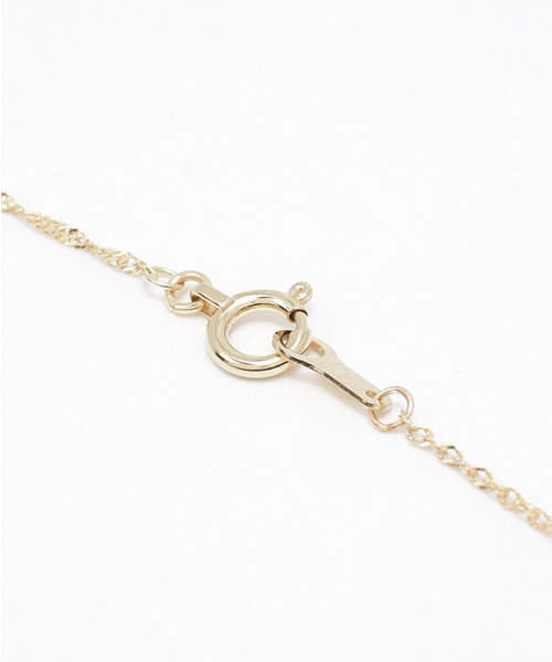 【agete CLASSIC】K14YG D0.02ct ルビー ネックレス agete CLASSIC（アガットクラシック）の「K14ネックレス