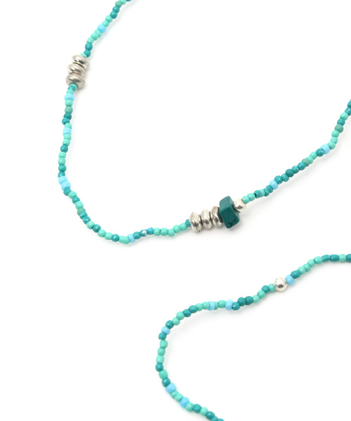 WEGO（ウィゴー）の「WEGO/2WAYビーズネックレス（ネックレス・メンズ・ブルー/ターコイズブルー/レッド・FREE）」の6枚目の写真