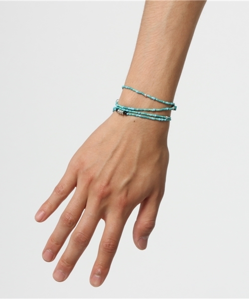 WEGO（ウィゴー）の「WEGO/2WAYビーズネックレス（ネックレス・メンズ・ブルー/ターコイズブルー/レッド・FREE）」の8枚目の写真