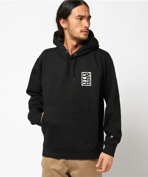 ZOZOOUTDOOR(ゾゾアウトドア)の「COMMON EDUCATION×SAYHELLO/LOGIC HOOD(パーカー・メンズ・ブラック/ヘザーグレー/ホワイト・MEDIUM/LARGE/SMALL)」の2枚目の写真
