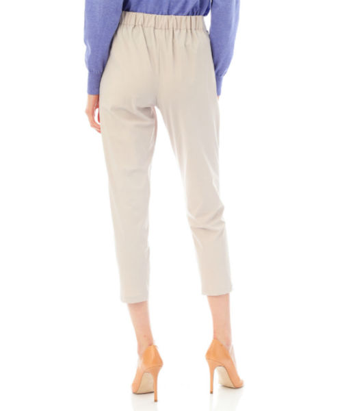 22 OCTOBRE（ヴァンドゥ－オクトーブル）の「ユーロジャージーパンツ【セットアップ対応商品】（スーツパンツ・レディース・ブラック/グレー・42/40/36/38）」の8枚目の写真