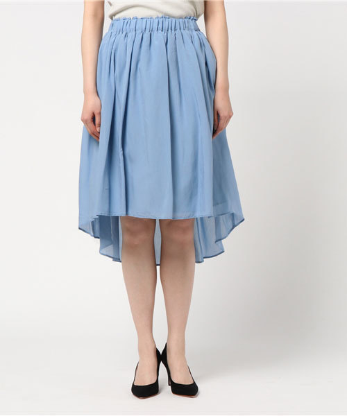 BLUEEAST（ブルーイースト）の「イレギュラーヘム・カラフルスカート（スカート・レディース・ブルー/イエロー/ライトグレー/ピンク・MEDIUM）」の20枚目の写真