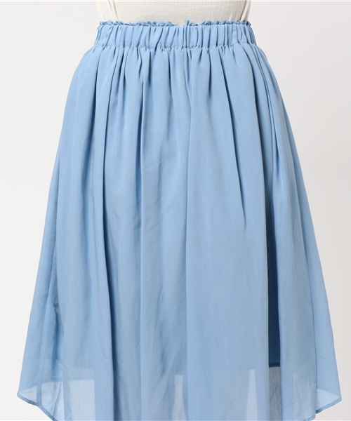 BLUEEAST（ブルーイースト）の「イレギュラーヘム・カラフルスカート（スカート・レディース・ブルー/イエロー/ライトグレー/ピンク・MEDIUM）」の9枚目の写真