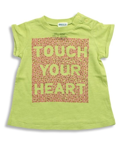 BREEZE（ブリーズ）の「3柄ガールズモチーフTシャツ（Tシャツ/カットソー・キッズ・ライム/チャコール/パープル・140/100/120/110/130/90/80/70）」の2枚目の写真