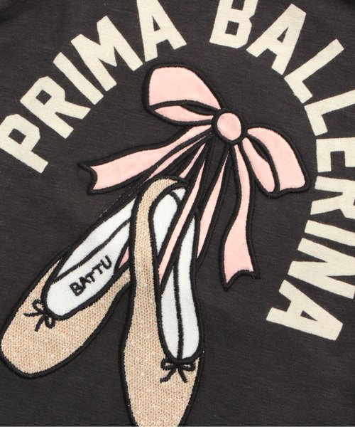 BREEZE（ブリーズ）の「3柄ガールズモチーフTシャツ（Tシャツ/カットソー・キッズ・ライム/チャコール/パープル・140/100/120/110/130/90/80/70）」の16枚目の写真