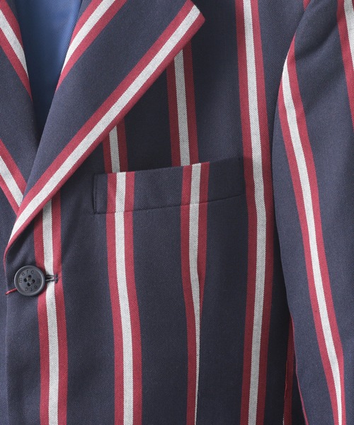 セール】ロンドンストライプジャケット（テーラードジャケット）｜merc