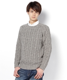 BEAUTY&YOUTH UNITED ARROWS | BY SILK/CTN ケーブル クルーネック ◆(ニット/セーター)