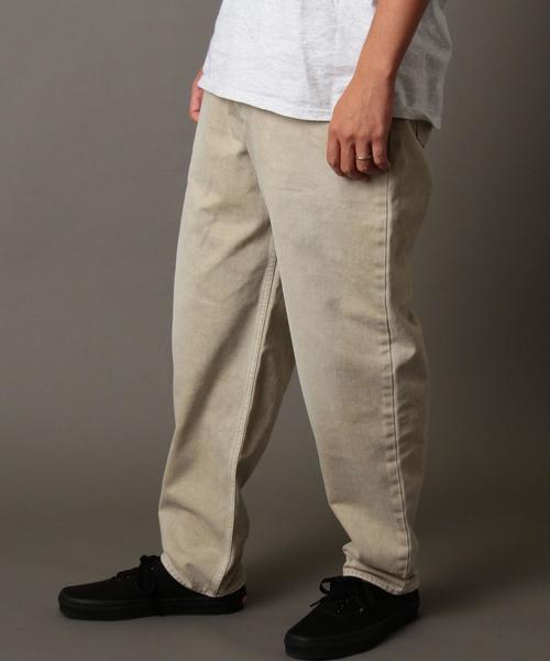 BEAUTY&YOUTH UNITED ARROWS(ビューティーアンドユースユナイテッドアローズ)の「BY フェード バルーン デニムパンツ -MADE IN JAPAN- ◆(デニムパンツ・メンズ・ベージュ/ライトブルー/ターコイズブルー・30inch/32inch/34inch/28inch)」の2枚目の写真