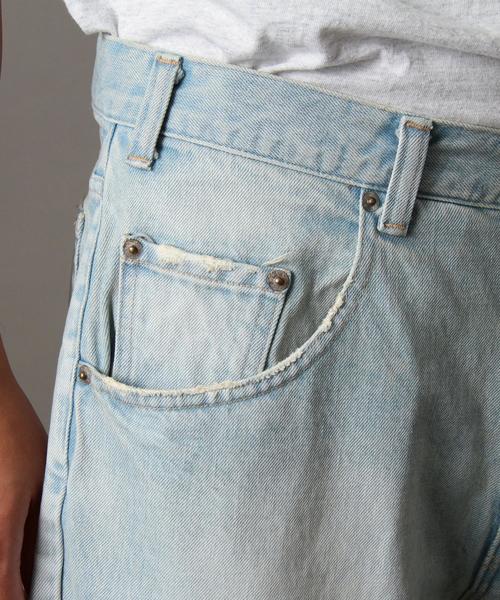 BEAUTY&YOUTH UNITED ARROWS(ビューティーアンドユースユナイテッドアローズ)の「BY フェード バルーン デニムパンツ -MADE IN JAPAN- ◆(デニムパンツ・メンズ・ベージュ/ライトブルー/ターコイズブルー・30inch/32inch/34inch/28inch)」の18枚目の写真