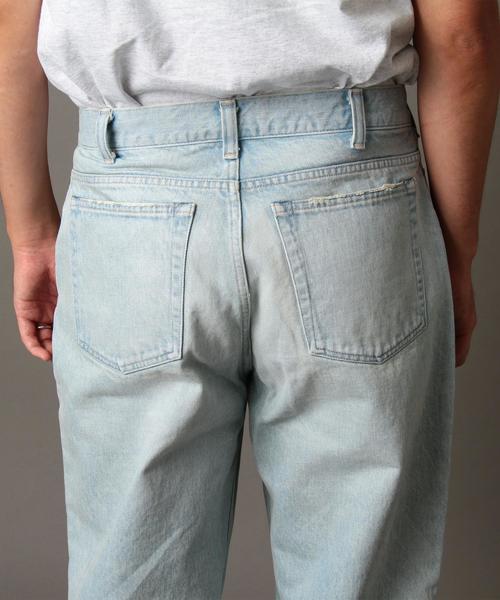 BEAUTY&YOUTH UNITED ARROWS(ビューティーアンドユースユナイテッドアローズ)の「BY フェード バルーン デニムパンツ -MADE IN JAPAN- ◆(デニムパンツ・メンズ・ベージュ/ライトブルー/ターコイズブルー・30inch/32inch/34inch/28inch)」の8枚目の写真