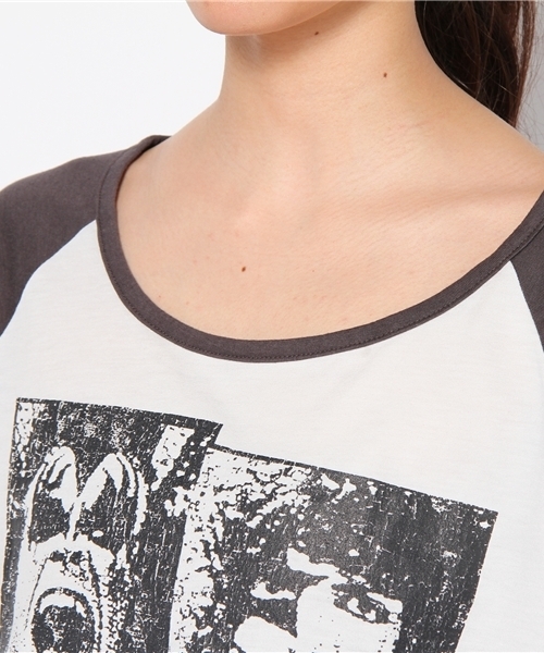 KISS ラグランTシャツ BEATJIVE KISS ラグラン Tシャツ 7分袖 メンズ レディース ロンt