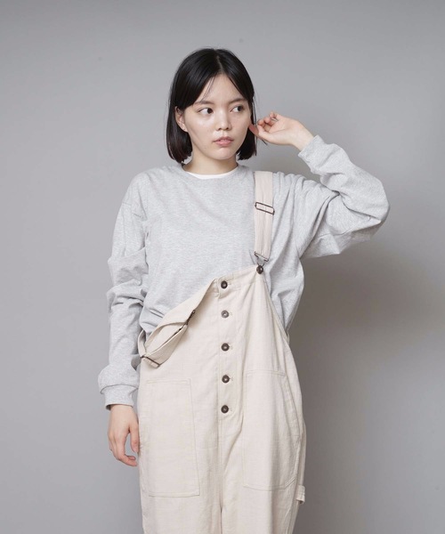 HANES(ヘインズ)の「【HANES/ヘインズ】BEFFY LONGSLEEVE TEE/ビーフィー/ロンT/無地/ユニセックス ヘビーウェイト(Tシャツ/カットソー・メンズ・ホワイト/ネイビー/グレー/ブラック/チャコールグレー・LARGE/X-LARGE/MEDIUM/SMALL/X-SMALL)」の19枚目の写真