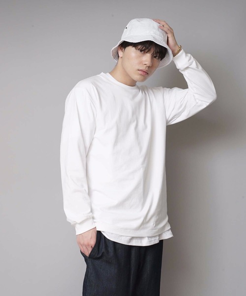 セール】【HANES/ヘインズ】BEFFY LONGSLEEVE TEE/ビーフィー