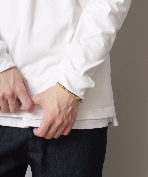 HANES(ヘインズ)の「【HANES/ヘインズ】BEFFY LONGSLEEVE TEE/ビーフィー/ロンT/無地/ユニセックス ヘビーウェイト(Tシャツ/カットソー・メンズ・ホワイト/ネイビー/グレー/ブラック/チャコールグレー・LARGE/X-LARGE/MEDIUM/SMALL/X-SMALL)」の12枚目の写真