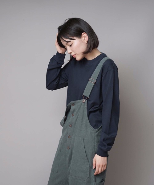 HANES(ヘインズ)の「【HANES/ヘインズ】BEFFY LONGSLEEVE TEE/ビーフィー/ロンT/無地/ユニセックス ヘビーウェイト(Tシャツ/カットソー・メンズ・ホワイト/ネイビー/グレー/ブラック/チャコールグレー・LARGE/X-LARGE/MEDIUM/SMALL/X-SMALL)」の14枚目の写真