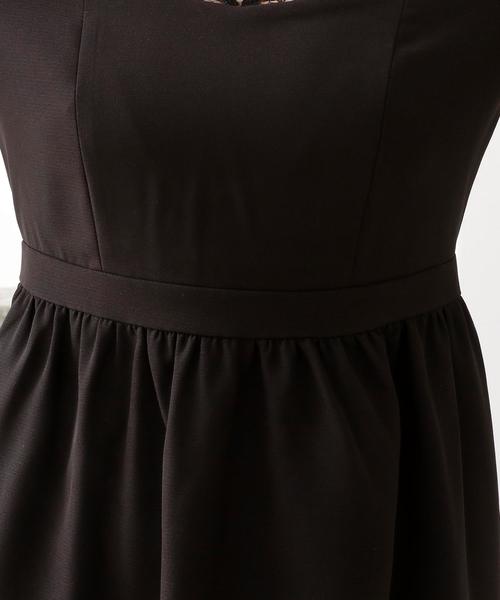 Doula Doula（ドゥーラドゥーラ）の「パーティードレスウエストリボンAラインドレス（ドレス・レディース・ブラック/ネイビー/ベージュ・L/M）」の9枚目の写真