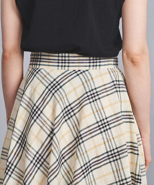 UNITED ARROWS マドラスチェックスカート 38 新品 UNITED ARROWS（ユナイテッドアローズ）の「UWSC マドラス