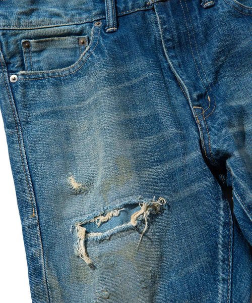 glamb（グラム）の「Lawrence tight denim / ローレンスタイトデニム（デニムパンツ・メンズ・インディゴブルー・2/0/3/4/1）」の4枚目の写真