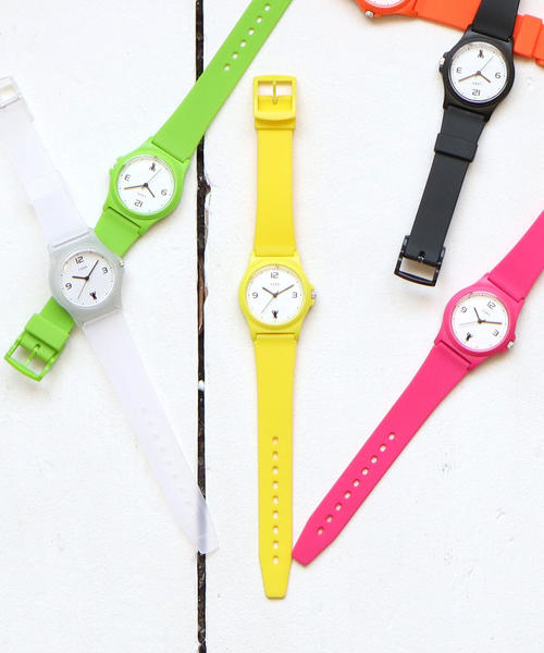 coen（コーエン）の「coenオリジナルカラーウォッチ(ユニセックス)（アナログ腕時計・メンズ・ホワイト/ライム/ピンク/イエロー/オレンジ/ブラック・FREE）」の5枚目の写真