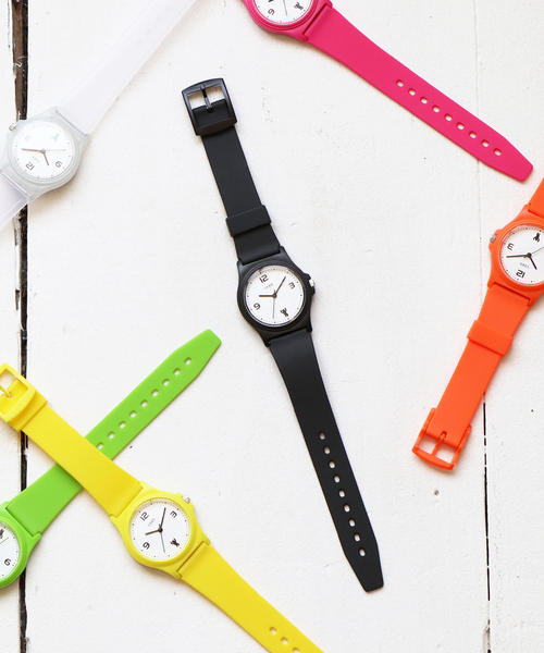coen（コーエン）の「coenオリジナルカラーウォッチ(ユニセックス)（アナログ腕時計・メンズ・ホワイト/ライム/ピンク/イエロー/オレンジ/ブラック・FREE）」の3枚目の写真