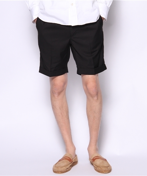 BEAUTY&YOUTH UNITED ARROWS（ビューティーアンドユースユナイテッドアローズ）の「＜BIGBILL＞ 1P SHORTS/ショートパンツ（チノパンツ・メンズ・ブラック/ダークグレー/ネイビー・SMALL/MEDIUM/LARGE）」の2枚目の写真
