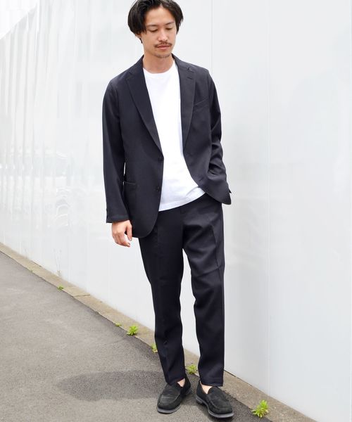 SHIPS(シップス)の「SC: ドライ ストレッチ セットアップ ジャケット□(テーラードジャケット・メンズ・グレー/ネイビー・SMALL/MEDIUM/LARGE/X-LARGE)」の4枚目の写真