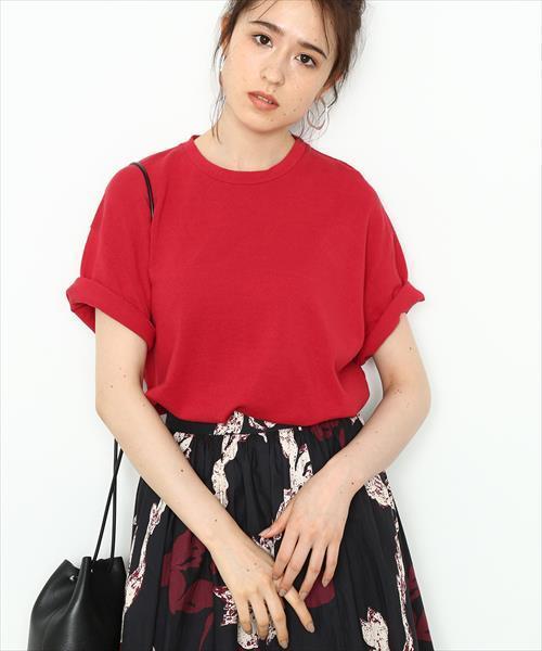 ADAM ET ROPE'（アダムエロペ）の「和紙Ｔシャツ（Tシャツ/カットソー・レディース・ホワイト/ブラック/レッド/スミクロ・FREE）」の4枚目の写真