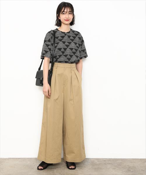 ADAM ET ROPE'（アダムエロペ）の「和紙Ｔシャツ（Tシャツ/カットソー・レディース・ホワイト/ブラック/レッド/スミクロ・FREE）」の20枚目の写真