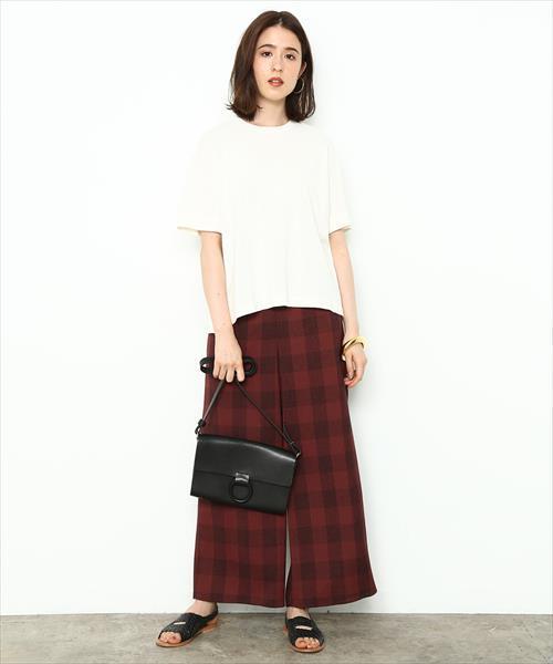 ADAM ET ROPE'（アダムエロペ）の「和紙Ｔシャツ（Tシャツ/カットソー・レディース・ホワイト/ブラック/レッド/スミクロ・FREE）」の21枚目の写真